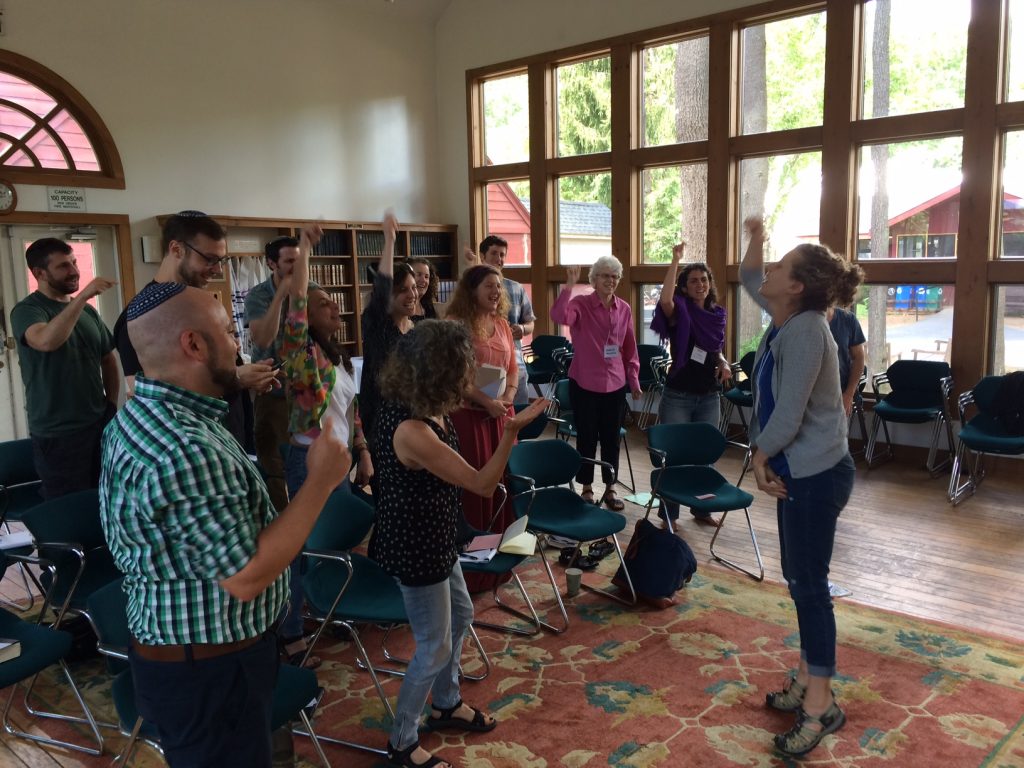 An active moment at a CLI retreat